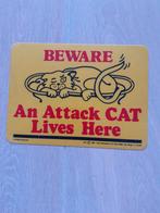 Kunststof plaat met Kattenspreuk, Ophalen of Verzenden, Zo goed als nieuw