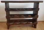 Mooi antiek houten wijnrek (12 flessen), Huis en Inrichting, Woonaccessoires | Wijnrekken, Ophalen, Gebruikt, 5 tot 15 flessen
