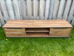 Tv-meubel houtlook, Ophalen, 150 tot 200 cm, Zo goed als nieuw, Minder dan 100 cm