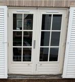 Hardhouten kozijn hardhouten tuindeuren dubbel glas, Doe-het-zelf en Verbouw, Kozijnen en Schuifpuien, Ophalen of Verzenden, Zo goed als nieuw