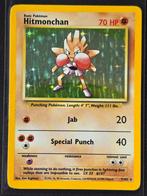 Pokémon Hitmonchan Base Set Unlimited 7/102 - Excellent (EX), Ophalen of Verzenden, Gebruikt, Losse kaart, Foil