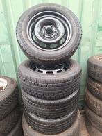 Volvo Velgen met Michelin Winterbanden 195/60 R15, Ophalen, Gebruikt, 15 inch, Banden en Velgen