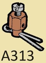 A313 Klemnippel bedieningskabel CC170 div stopkabels € 2,95, Watersport en Boten, Ophalen of Verzenden, Nieuw, Motor en Techniek