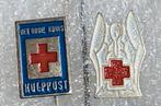 2 Rode Kruis Speldjes, Verzamelen, Ophalen of Verzenden, Gebruikt, Overige onderwerpen, Speldje of Pin