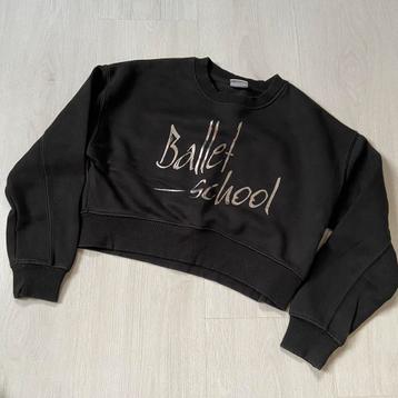 zwarte ZARA trui in ballet thema mt 140 beschikbaar voor biedingen