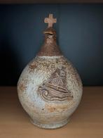 Antieke wijwaterkruik. Terraco Draak. Afbeelding van schip, Antiek en Kunst, Antiek | Keramiek en Aardewerk, Ophalen