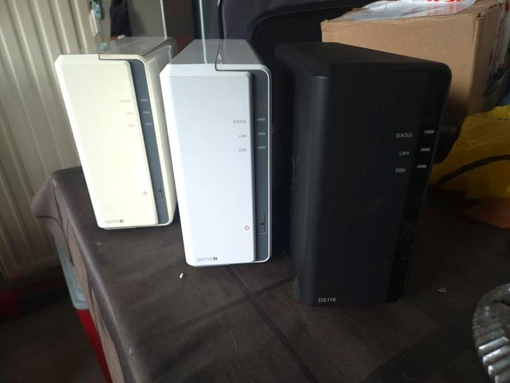 Tekoop 3x nas synology ds115 2x en ds116 met sata hdd 1x 750, Computers en Software, NAS, Zo goed als nieuw, Ophalen of Verzenden