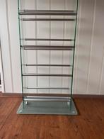 Cd/dvd rek glas, Ophalen, Gebruikt, 150 discs of meer, Glas
