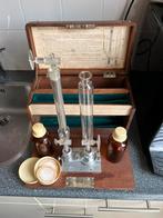 Antiek meet apparatuur van Erfmann’s in kist met sleutel, Antiek en Kunst, Antiek | Gereedschap en Instrumenten, Ophalen of Verzenden