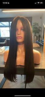 Prachtige lacewig , echt haar. Mooi lang, Sieraden, Tassen en Uiterlijk, Ophalen of Verzenden, Zo goed als nieuw, Pruik of Haarverlenging