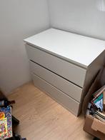 Malm ladekast 3 lades 78 x 80 cm, Huis en Inrichting, Kasten | Ladekasten, Ophalen, Gebruikt, 50 tot 100 cm, 3 of 4 laden