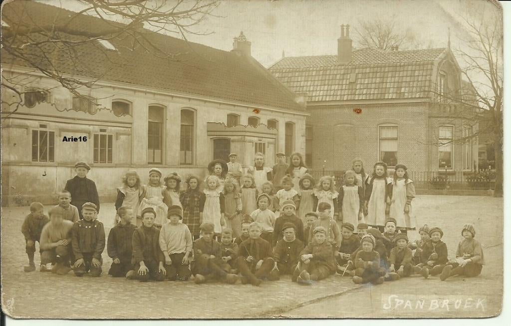 Spanbroek, Verzenden, Voor 1920, Gelopen, Noord-Holland