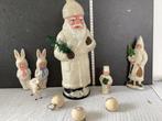 Mooie nostalgiesche gesuikerd kerstman met takje, Antiek en Kunst, Ophalen of Verzenden
