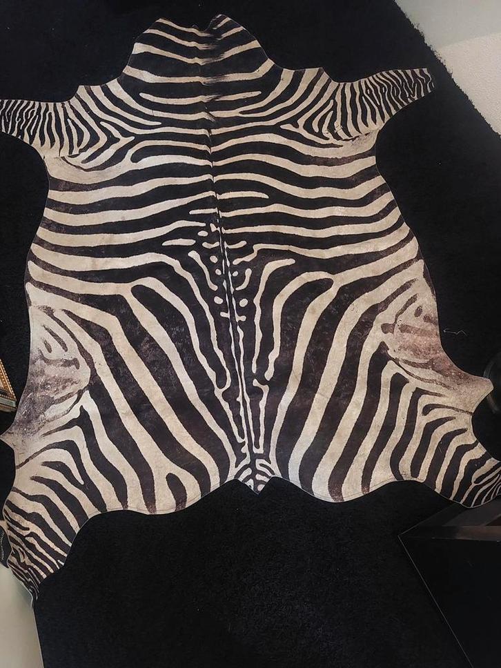 ZEBRAKLEED KUNSTVEZEL WONDECORATIE WOON ACCESSOIRES, Huis en Inrichting, Stoffering | Tapijten en Kleden, Zo goed als nieuw, 50 tot 100 cm
