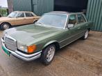 Mercedes-Benz W116 S-Klasse 2.7 280 SE 1977 Groen, Auto's, Automaat, Beige, Leder, Particulier
