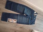 Unieke jeans met 2Pac-print – NIEUW met kaartjes – Maat 36, Overige, Blauw, Nieuw, Overige maten