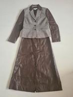 Togheter set blazer en rok maat S, Bruin, Nieuw, Ophalen of Verzenden, Maat 36 (S)
