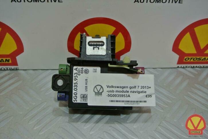 vw golf 7 usb module navigatie 5g0035953a, Auto-onderdelen, Elektronica en Kabels, Volkswagen, Gebruikt, Ophalen of Verzenden