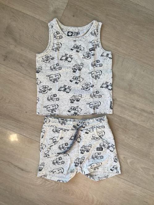 Tumble ‘n Dry set jog short en singlet maat 98, Kinderen en Baby's, Kinderkleding | Maat 98, Zo goed als nieuw, Jongen, Setje