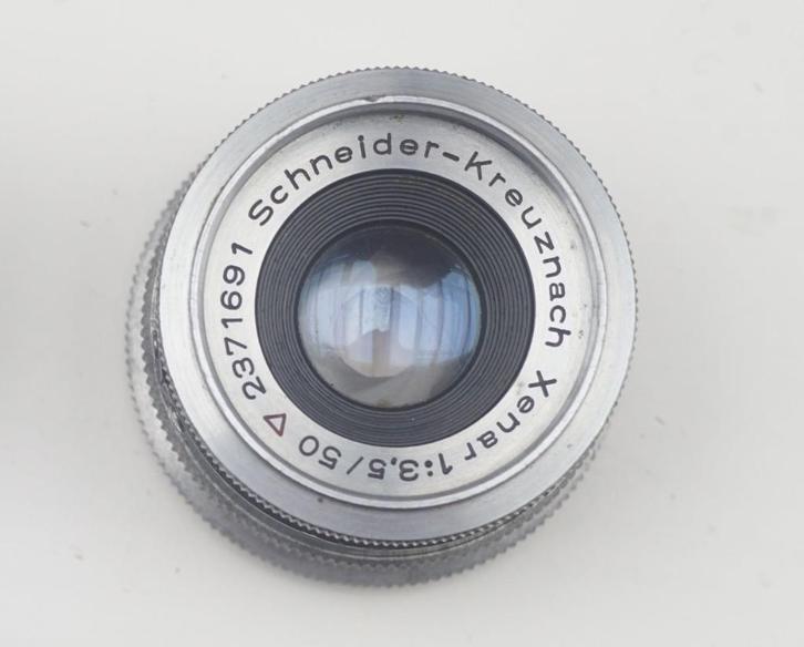Schneider Kreuznach Xenar 50mm f3.5 (redT) Aka mount, Verzamelen, Fotografica en Filmapparatuur, Ophalen of Verzenden