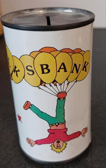 Vintage blikken spaarpot Centrale volksbank ( Vintage) beschikbaar voor biedingen