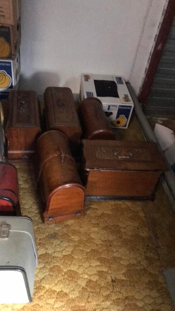 Antiek naaimachines 5 stuks, Ophalen of Verzenden, Zo goed als nieuw, Minder dan 50 cm