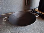 Bodem gietijzeren wok, Huis en Inrichting, Ophalen, Gietijzer, Wok