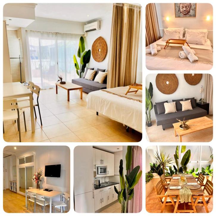 Hotel Pyr private studio beach front & pool Fuengirola, Vakantie, Vakantiehuizen | Spanje, Costa del Sol, Appartement, Stad, Aan zee