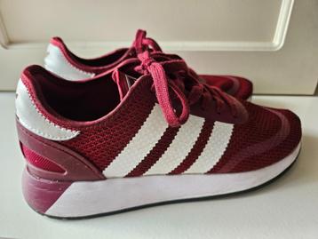 Sneakers gympen schoenen bordeaux rood Adidas 42 bijna nieuw beschikbaar voor biedingen