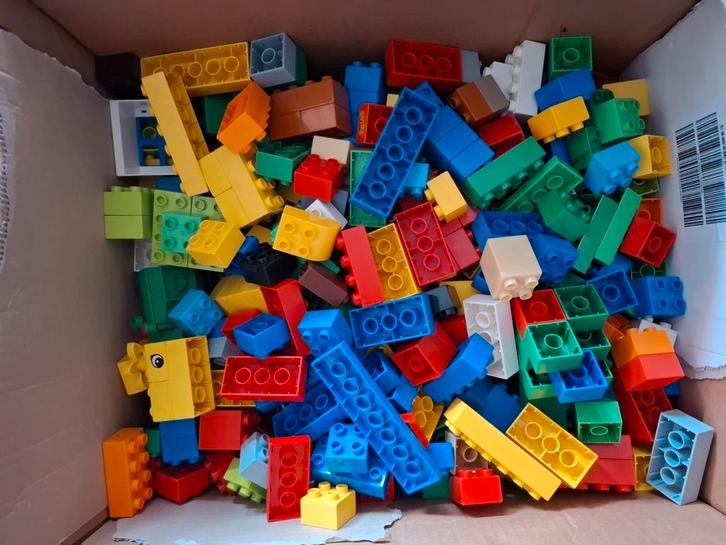 Grote partij duplo (voertuigen, dieren, figuren), Kinderen en Baby's, Speelgoed | Duplo en Lego, Gebruikt, Duplo, Losse stenen