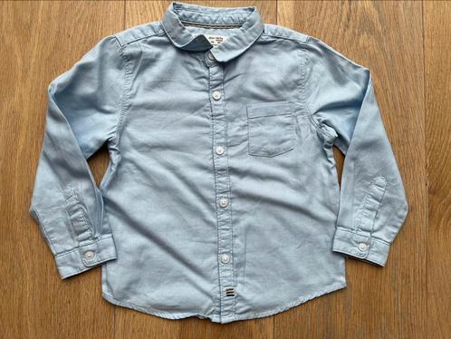 Lichtblauwe blouse overhemd Zara mt 92 izgs, Kinderen en Baby's, Kinderkleding | Maat 92, Zo goed als nieuw, Jongen, Overhemd of Blouse