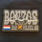 RNLAF 312 Squadron Bonzos Patch, Ophalen of Verzenden, Luchtmacht, Nederland, Embleem of Badge