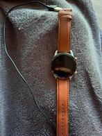 Smartwatch met leren band, Gebruikt, Ophalen of Verzenden, Waterdicht, Slaap