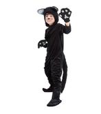 Katten poes jongens carnaval kleding kinderen 128/134, Jongen, Zo goed als nieuw, 122 t/m 128, Ophalen