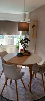 Eettafel Jysk Marstrand ø110 (uitschuifbaar) Ruilen mag ook!, Huis en Inrichting, Tafels | Eettafels, Ophalen, Overige materialen