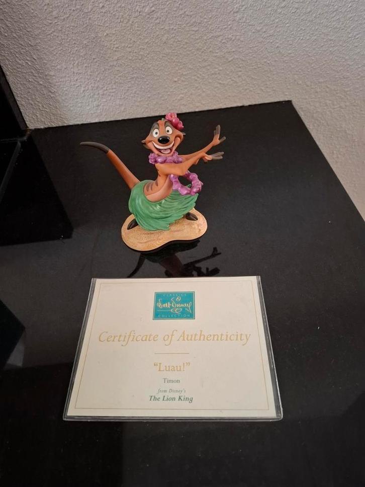 Disney wdcc timon hula, Verzamelen, Disney, Zo goed als nieuw, Beeldje of Figuurtje, Ophalen