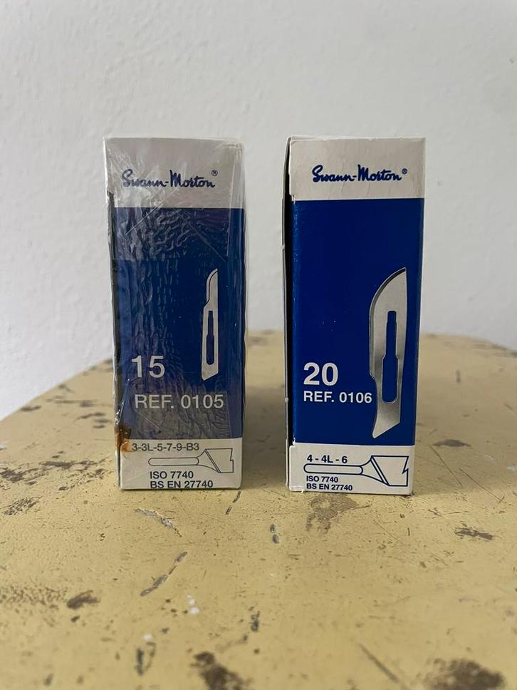 Swann morton carbon mesjes., Sieraden, Tassen en Uiterlijk, Uiterlijk | Lichaamsverzorging, Nieuw, Ophalen of Verzenden