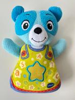 Knuffel baby bedtijd beertje, beer blauw / Vtech baby, Ophalen of Verzenden, Beer, Zo goed als nieuw