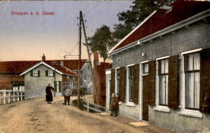 Krimpen a/d IJssel, Verzamelen, Ansichtkaarten | Nederland, Gelopen, Zuid-Holland, 1920 tot 1940, Ophalen of Verzenden