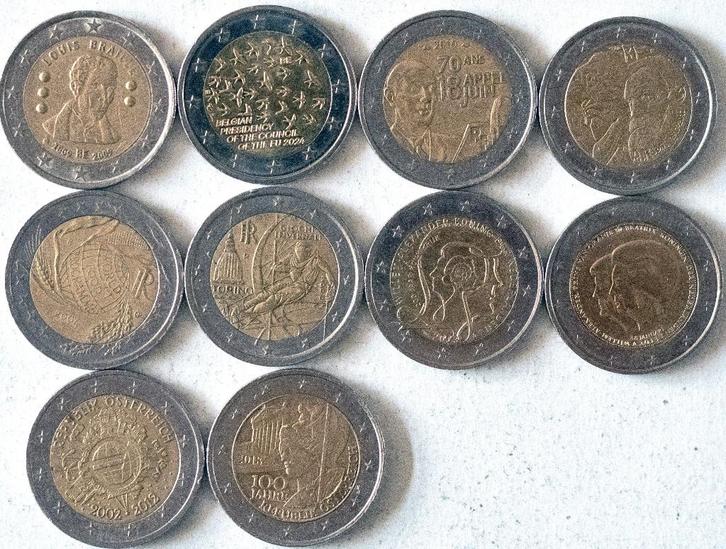 Diverse bijzondere euro munten (2)  , Postzegels en Munten, Munten | Europa | Euromunten, Losse munt, 2 euro, Overige landen, Verzenden