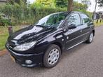 Peugeot 206 1.4 5D 2008 Zwart | Airco | 5 deurs, Auto's, Peugeot, Voorwielaandrijving, 4 cilinders, Zwart, Origineel Nederlands