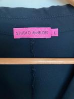 Studio Anneloes zwarte travelstof blazer maat L, Maat 38/40 (M), Studio Anneloes, Zwart, Ophalen of Verzenden