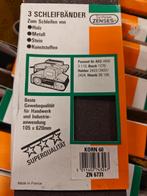 44 nieuwe schuurbanden 105 x 620, Doe-het-zelf en Verbouw, Ophalen of Verzenden, 600 tot 1200 watt, Bandschuurmachine