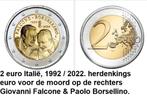 splinternieuw, 2 euro Italië 2022, herdenking moord in 1992, Postzegels en Munten, Munten | Europa | Euromunten, 2 euro, Italië
