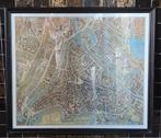 plattegrond den bosch in lijst, Antiek en Kunst, Kunst | Litho's en Zeefdrukken, Ophalen
