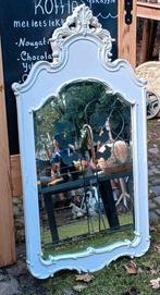 Vintage Spiegel met Ornamenten SIA I.Z.G.S., Ophalen, Gebruikt, 100 tot 150 cm, Rechthoekig