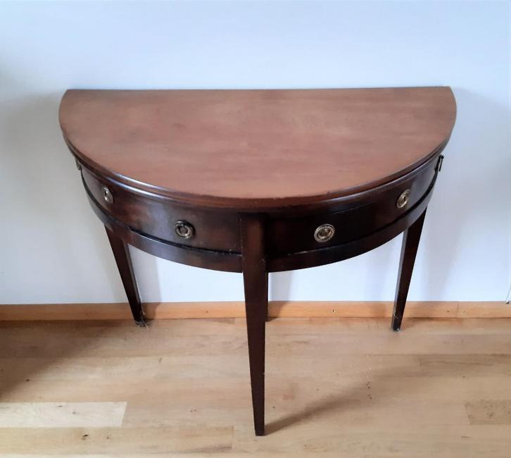 HALVE MAAN TAFEL  1800, Antiek en Kunst, Antiek | Meubels | Tafels, Ophalen