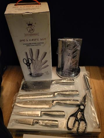 Kitchen King 8-delige Messenset Nieuw beschikbaar voor biedingen