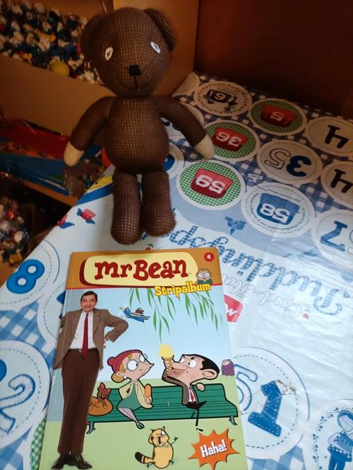 Mr Bean knuffel Teddy beer 37 cm + stripboek, Kinderen en Baby's, Speelgoed | Knuffels en Pluche, Beer, Ophalen of Verzenden