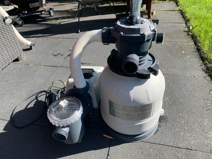 Intex crystal clear zandfilterpomp, Tuin en Terras, Zwembad-toebehoren, Gebruikt, Ophalen